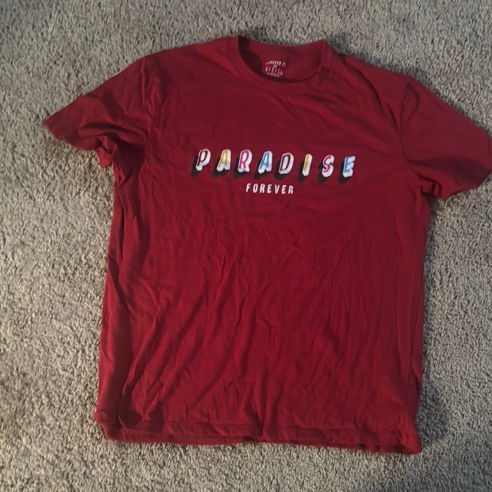 Forever 21 Red Short Sleeve Tee